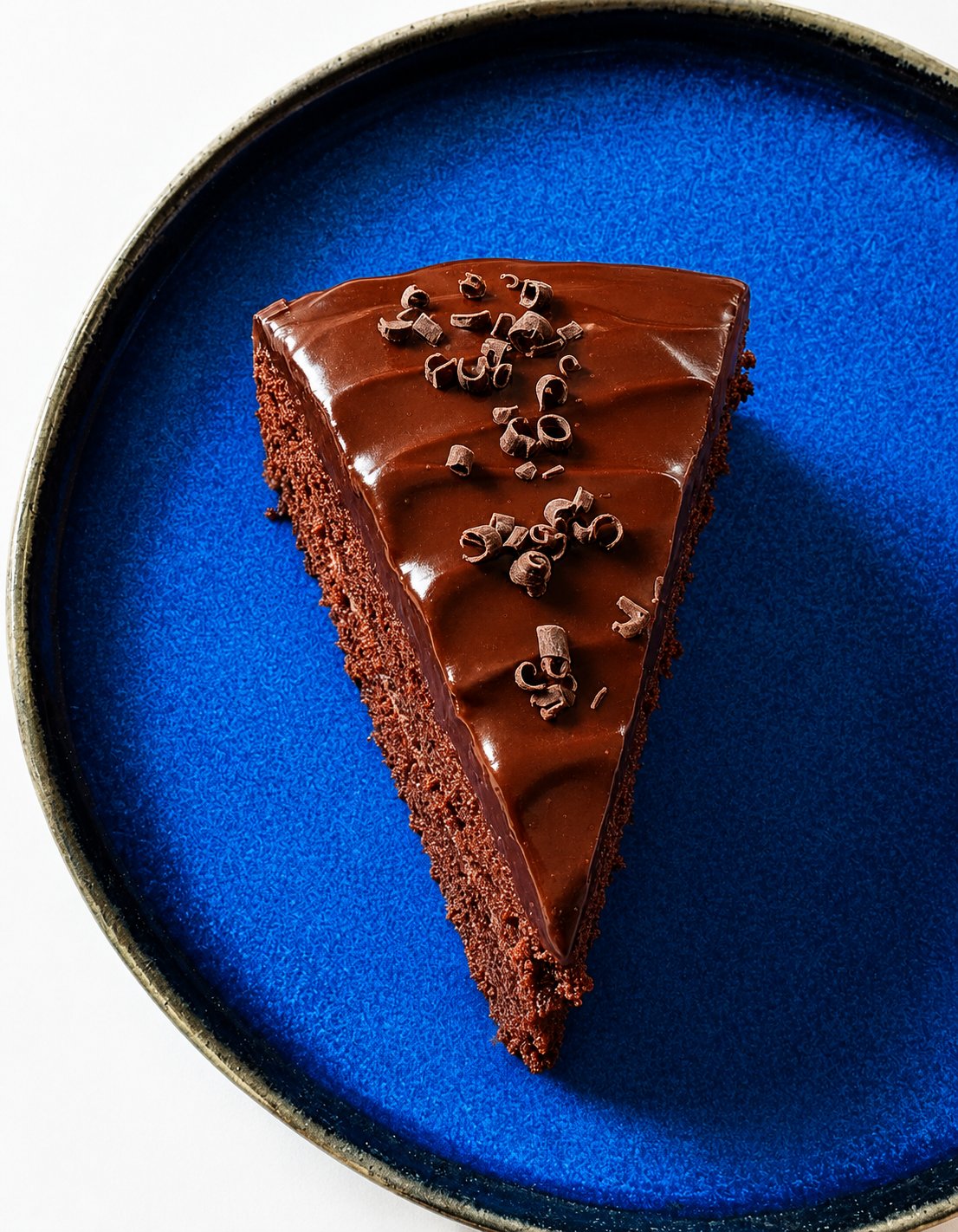 Chocolate cake slice