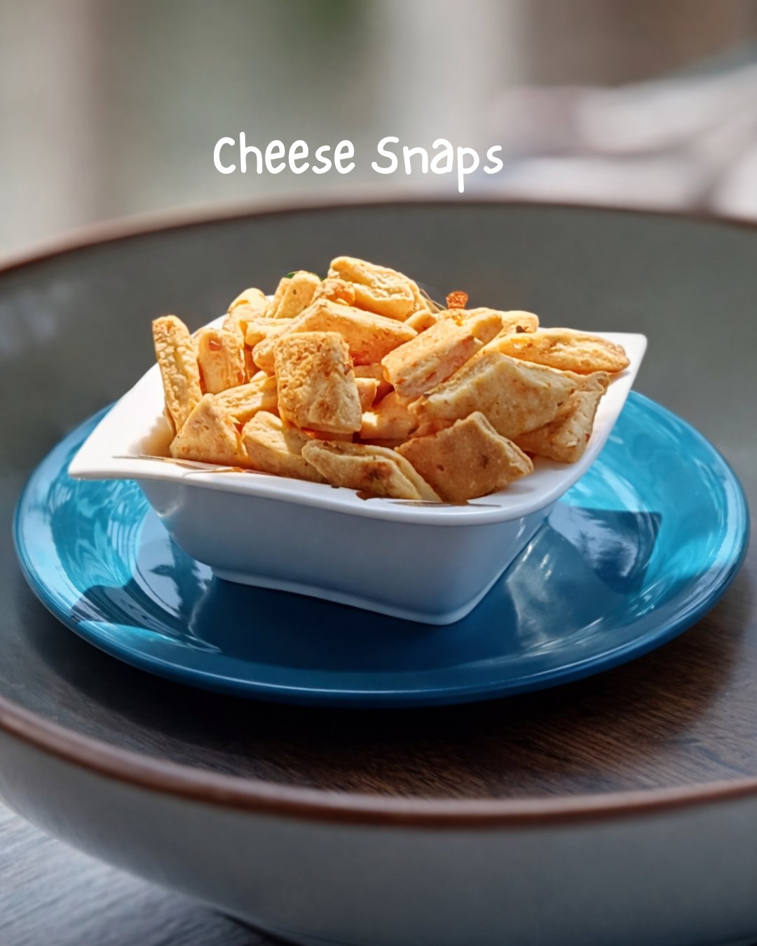 Savoury cheese snaps