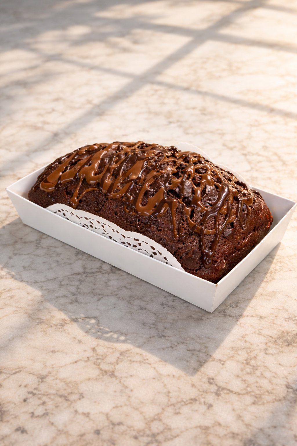 Chocolate loaf in gift box